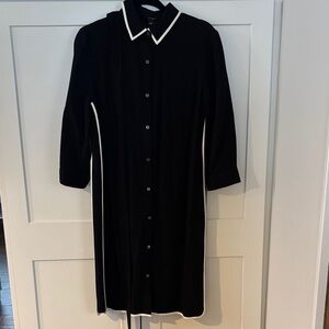 Ann Taylor Black and White Dress